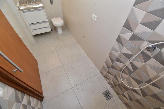 Banheiro da Suíte de apartamento à venda com 3 quartos, 169m² em Bigorrilho, Curitiba