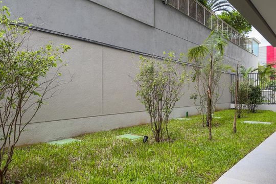 Área comum de kitnet/studio à venda com 1 quarto, 24m² em Vila Cordeiro, São Paulo