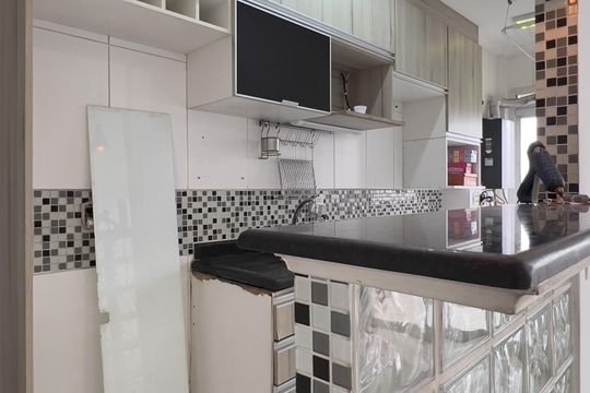 Cozinha e Área de Serviço de apartamento à venda com 3 quartos, 59m² em Jardim Cocaia, Guarulhos