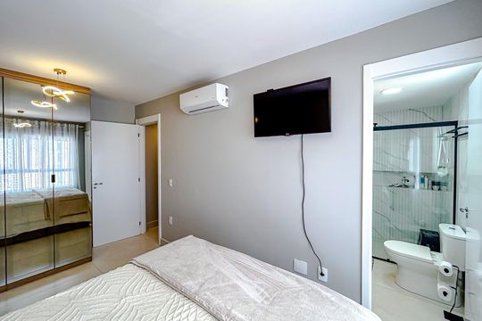 Suíte 1 de apartamento à venda com 2 quartos, 80m² em Vila Zilda, São Paulo