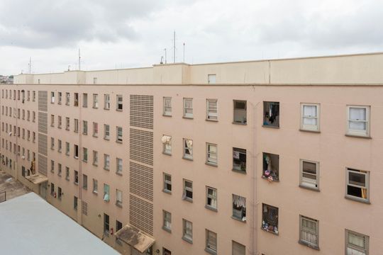 Vista do Quarto 2 de apartamento para alugar com 2 quartos, 46m² em Vila Natal, São Paulo