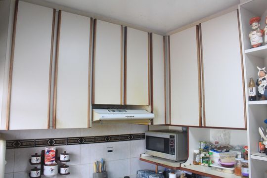 Cozinha de apartamento à venda com 3 quartos, 86m² em Osvaldo Cruz, São Caetano do Sul