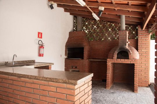 Área comum - Churrasqueira de apartamento à venda com 3 quartos, 169m² em Vila Clementino, São Paulo