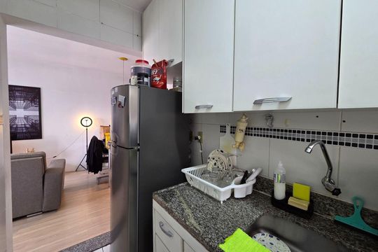 Cozinha de apartamento à venda com 1 quarto, 39m² em Consolação, São Paulo