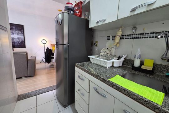 Cozinha de apartamento à venda com 1 quarto, 39m² em Consolação, São Paulo
