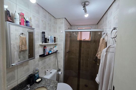 Banheiro de apartamento à venda com 1 quarto, 39m² em Consolação, São Paulo