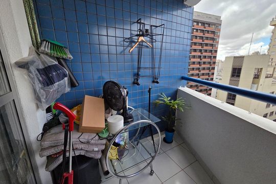 Varanda de apartamento à venda com 1 quarto, 39m² em Consolação, São Paulo