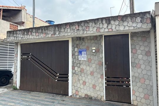 Fachada de casa à venda com 3 quartos, 164m² em Vila Netuno, São Bernardo do Campo