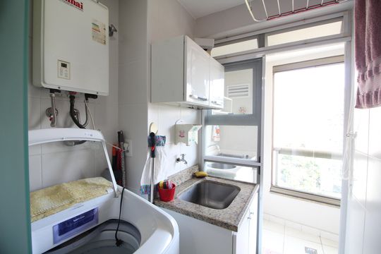Área de Serviço de apartamento à venda com 3 quartos, 98m² em Barra Olímpica, Rio de Janeiro