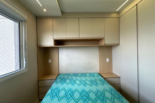 Suíte 2 de apartamento à venda com 2 quartos, 68m² em Jardim Tupanci, Barueri