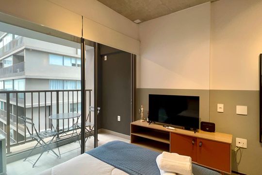 Studio de kitnet/studio para alugar com 1 quarto, 22m² em Cerqueira César, São Paulo