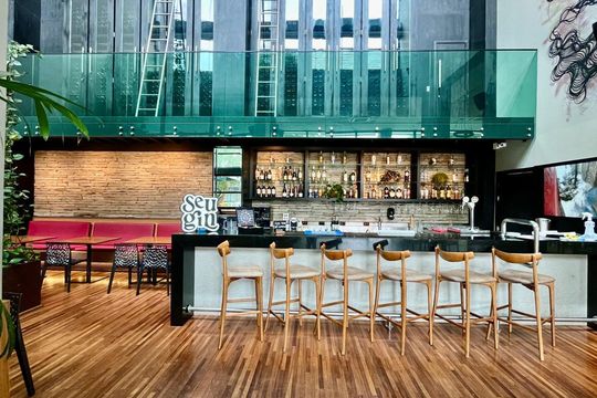 Área comum- Bar de apartamento para alugar com 1 quarto, 38m² em Cambuí, Campinas