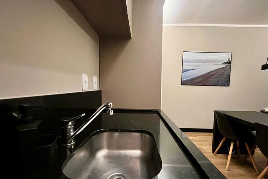 Cozinha de apartamento para alugar com 1 quarto, 38m² em Cambuí, Campinas