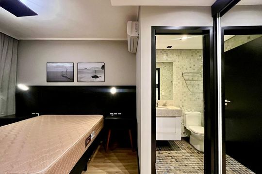 Suíte de apartamento para alugar com 1 quarto, 38m² em Cambuí, Campinas