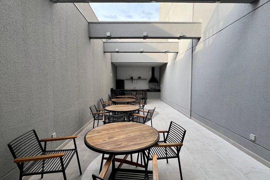 Área comum - Churrasqueira de apartamento à venda com 1 quarto, 50m² em Jardim Vera Cruz, São Paulo