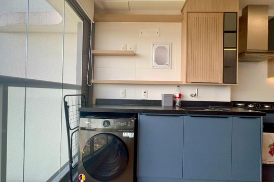 Área de Serviço de apartamento à venda com 1 quarto, 50m² em Jardim Vera Cruz, São Paulo