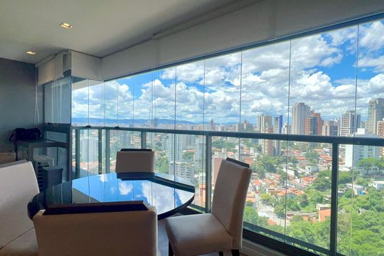 Varanda de apartamento à venda com 1 quarto, 50m² em Jardim Vera Cruz, São Paulo