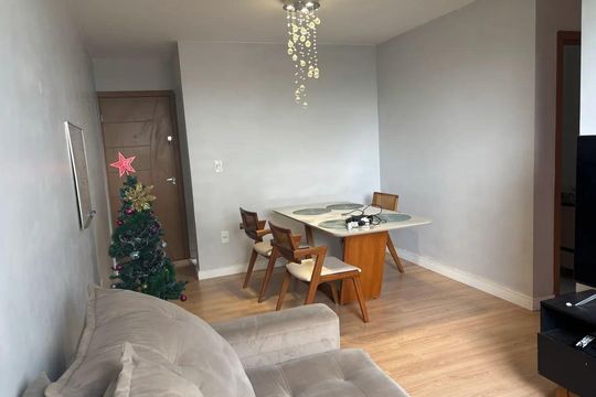 Sala de apartamento à venda com 2 quartos, 57m² em Cabral, Contagem