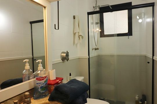 Banheiro Social de apartamento à venda com 3 quartos, 105m² em Nova Petrópolis, São Bernardo do Campo