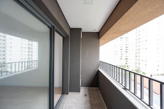 Varanda de kitnet/studio à venda com 1 quarto, 25m² em Vila Clementino, São Paulo