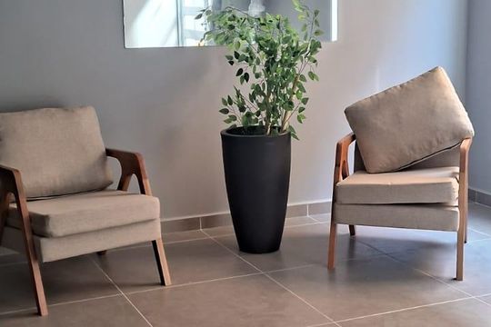 Área externa de kitnet/studio para alugar com 1 quarto, 17m² em Vila Nilo, São Paulo