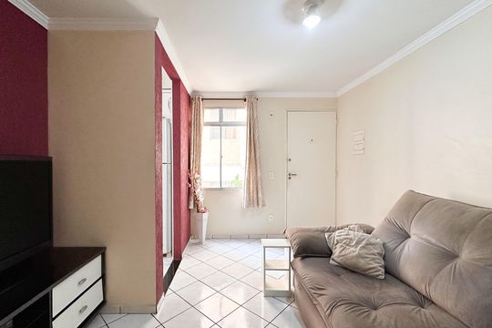 Sala de apartamento à venda com 2 quartos, 44m² em Parque Espacial, São Bernardo do Campo