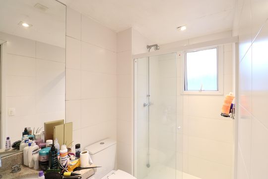 Banheiro da Suíte 3 de apartamento à venda com 4 quartos, 252m² em Bela Aliança, São Paulo