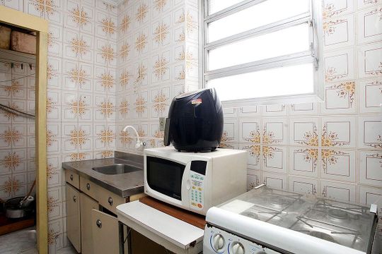 Cozinha de apartamento à venda com 2 quartos, 57m² em Praia de Belas, Porto Alegre