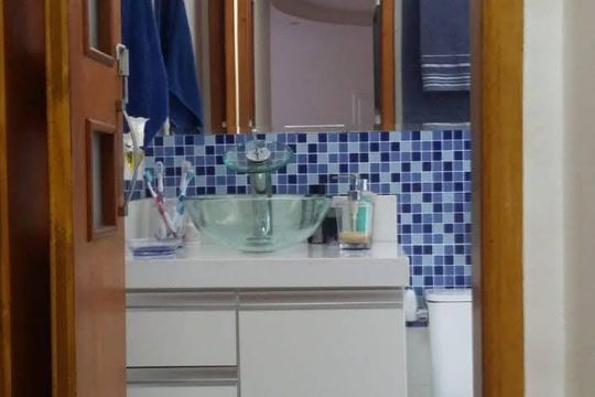 Banheiro de apartamento à venda com 2 quartos, 58m² em Penha de França, São Paulo