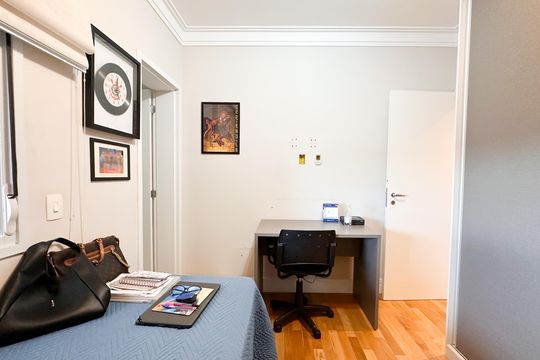 Suíte 1 de apartamento à venda com 3 quartos, 127m² em Jardim Chácara Inglesa, São Bernardo do Campo