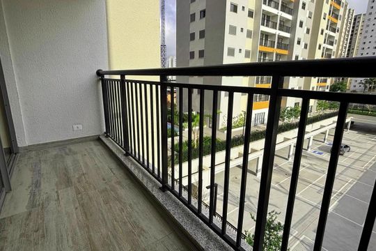 Sacada da Sala  de apartamento para alugar com 2 quartos, 61m² em Planalto, São Bernardo do Campo