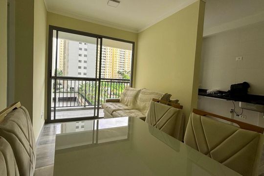 Sala de apartamento para alugar com 2 quartos, 61m² em Planalto, São Bernardo do Campo