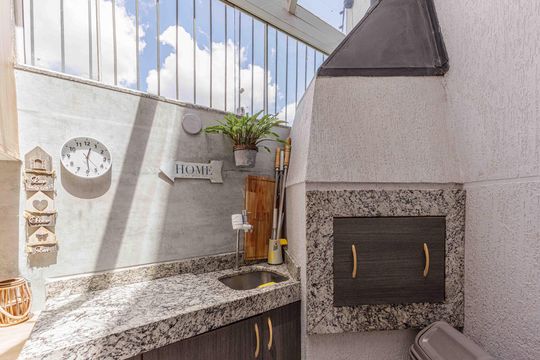 Espaço Gourmet de casa de condomínio à venda com 3 quartos, 94m² em Sarandi, Porto Alegre