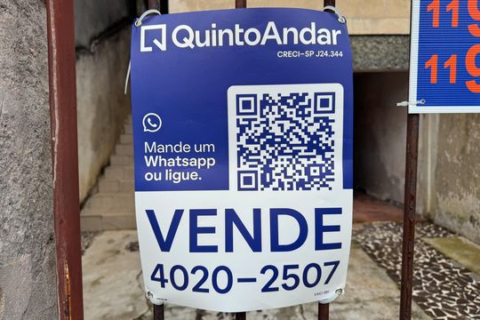 Placa  de casa à venda com 3 quartos, 152m² em Vila Alves Dias, São Bernardo do Campo