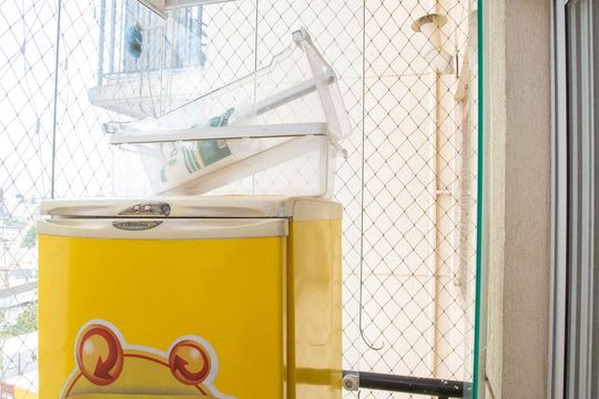 Varanda da Sala de apartamento à venda com 2 quartos, 50m² em Centro, Diadema