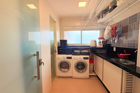 Área de Serviço de apartamento à venda com 3 quartos, 110m² em Parque do Colégio, Jundiaí