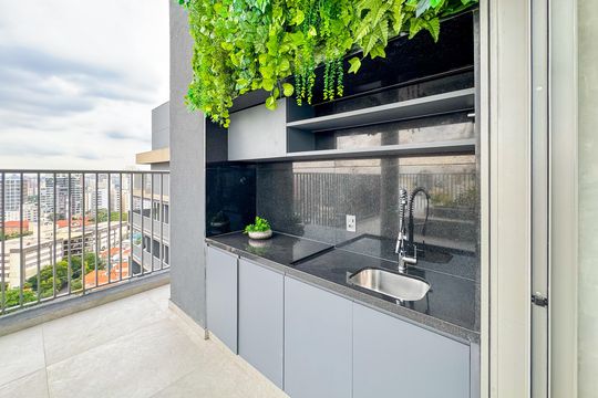 Salão de Festas de kitnet/studio à venda com 1 quarto, 25m² em Vila Mariana, São Paulo