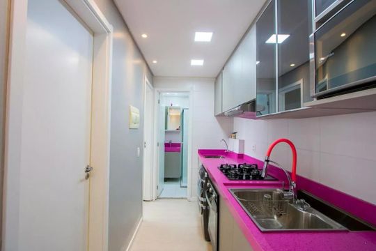 Cozinha de apartamento para alugar com 2 quartos, 35m² em RP3 (Regiões de Planejamento), Santo André