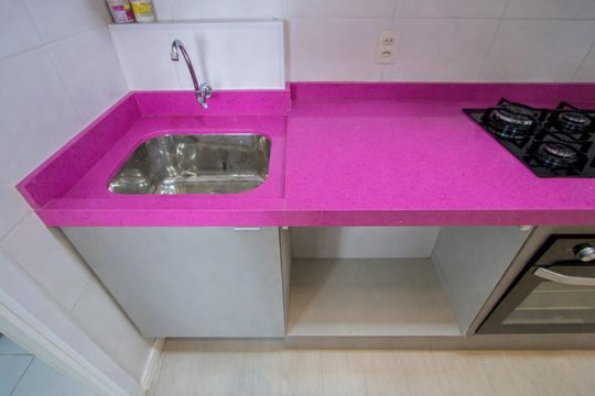 Cozinha de apartamento para alugar com 2 quartos, 35m² em RP3 (Regiões de Planejamento), Santo André