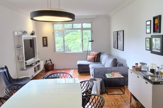 Sala de apartamento para alugar com 2 quartos, 105m² em Jardim Europa, São Paulo