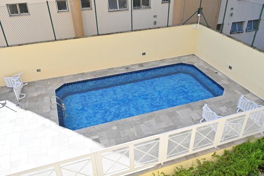 Piscina de apartamento à venda com 3 quartos, 97m² em Vila Monte Alegre, São Paulo