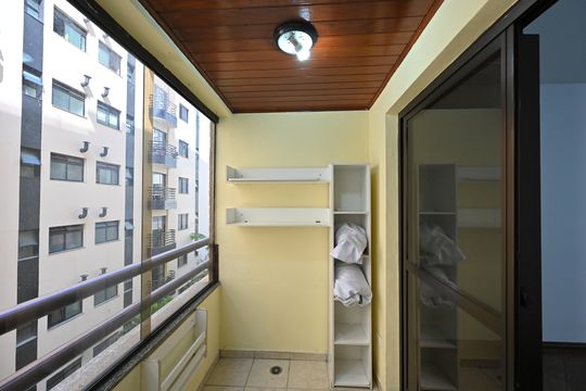 Varanda de apartamento à venda com 3 quartos, 97m² em Vila Monte Alegre, São Paulo