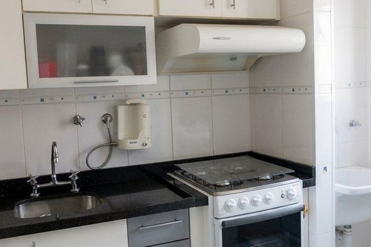 Cozinha de apartamento à venda com 1 quarto, 36m² em Santana, São Paulo