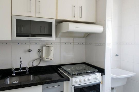 Cozinha de apartamento à venda com 1 quarto, 36m² em Santana, São Paulo
