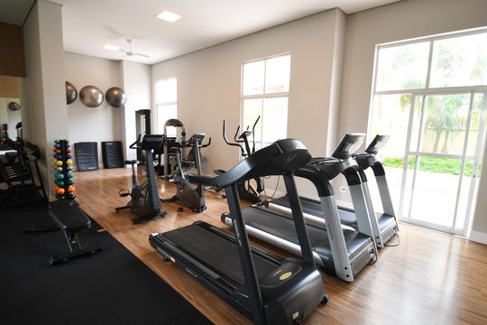 Área comum - Academia de apartamento à venda com 2 quartos, 104m² em Parque das Flores, Campinas