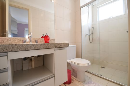 Banheiro Suíte de apartamento à venda com 2 quartos, 104m² em Parque das Flores, Campinas
