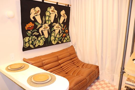 Sala de apartamento para alugar com 1 quarto, 26m² em Bela Vista, São Paulo