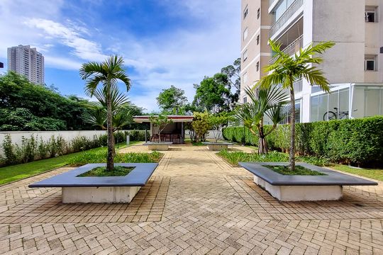 Área comum de apartamento para alugar com 2 quartos, 58m² em Jardim Henriqueta, Taboão da Serra