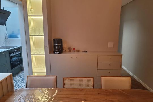 Sala de jantar de apartamento para alugar com 3 quartos, 78m² em Vila Leopoldina, Santo André