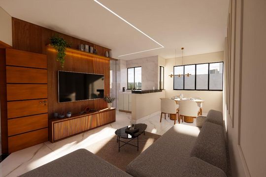 Apartamento à venda com 2 quartos, 50m² em Parque Xangri-lá, Contagem